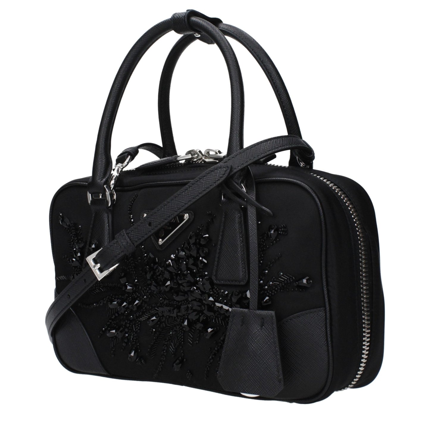 Prada Black Fabric Handbag - HBPS Beauty & Fashion
