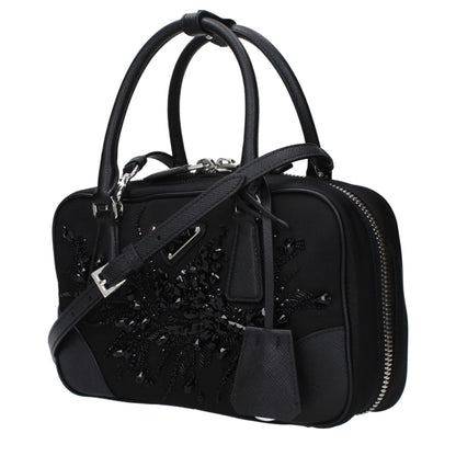 Prada Black Fabric Handbag - HBPS Beauty & Fashion