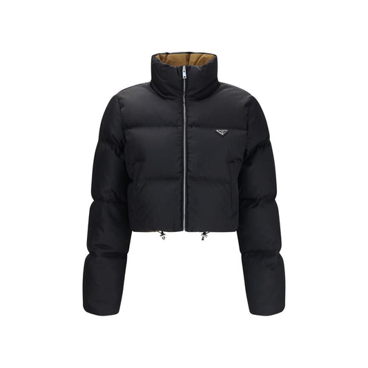 Prada Black Goose Down Full-Length Jacket - HBPS Beauty & Fashion