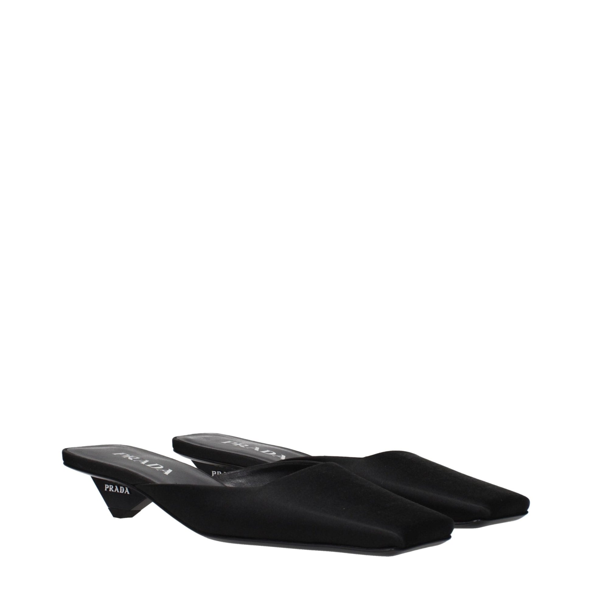 Prada Black Satin Flat Sandals - HBPS Beauty & Fashion