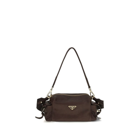 Prada Brown Napa Leather / Calf Bos Taurus Shoulder Bag - HBPS Beauty & Fashion