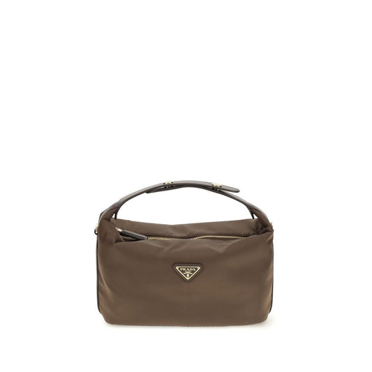 Prada Brown Recycled Polyamide Handbag - HBPS Beauty & Fashion