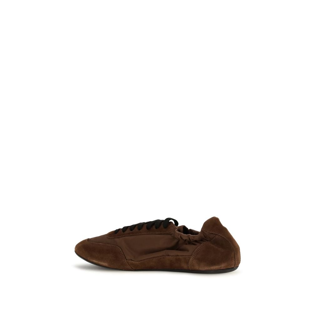 Prada Brown Rubber Athletic Sneakers - HBPS Beauty & Fashion