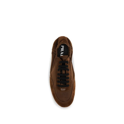 Prada Brown Rubber Athletic Sneakers - HBPS Beauty & Fashion