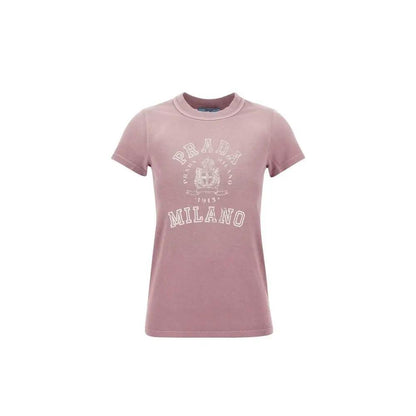 Prada Multicolor Cotton T-Shirt - HBPS Beauty & Fashion