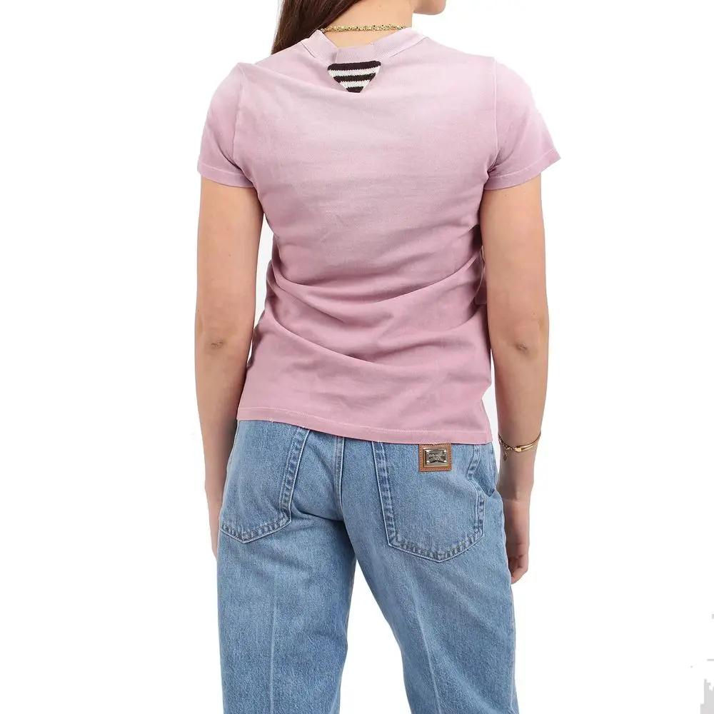 Prada Multicolor Cotton T-Shirt - HBPS Beauty & Fashion