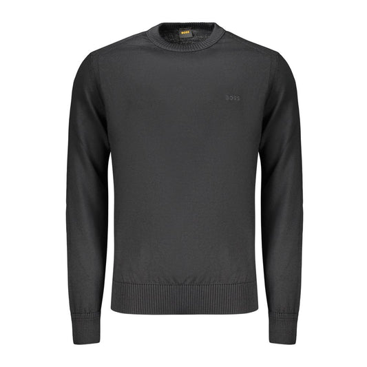 Pull Hugo Boss homme en laine et acrylique noir – BO-48155 - HBPS Beauty & Fashion