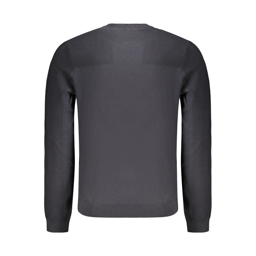 Pull Hugo Boss homme en laine et polyester bleu – BO-48159 - HBPS Beauty & Fashion