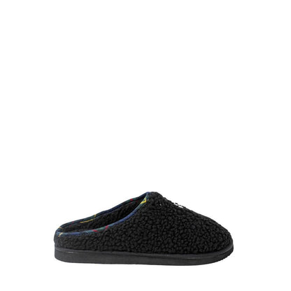Ralph Lauren Black Cotton Slippers - HBPS Beauty & Fashion