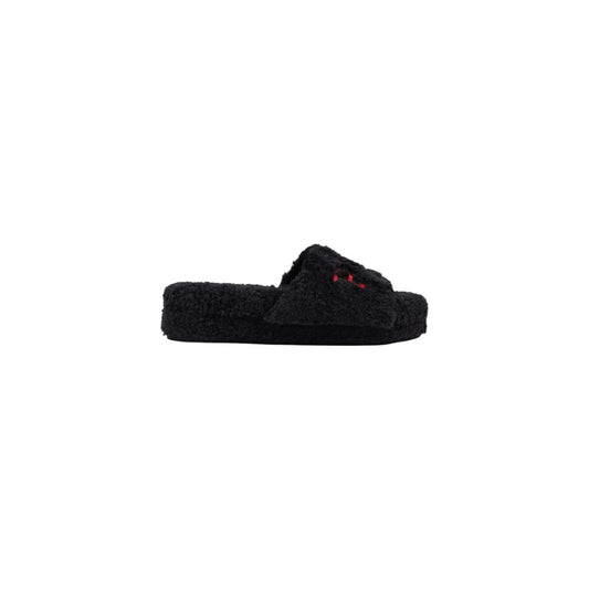 Ralph Lauren Black Textile Slippers - HBPS Beauty & Fashion