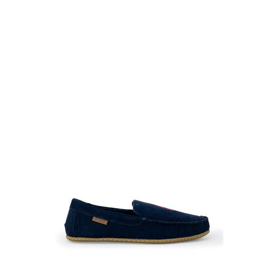 Ralph Lauren Blue Faux Fur Slippers - HBPS Beauty & Fashion