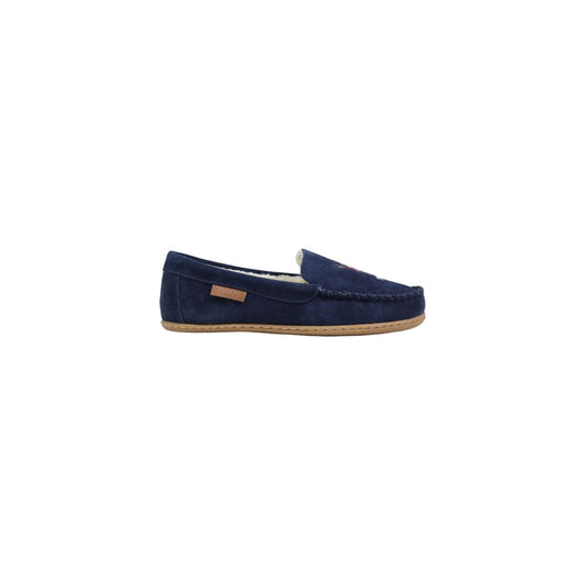 Ralph Lauren Blue Suede Leather Slippers - HBPS Beauty & Fashion