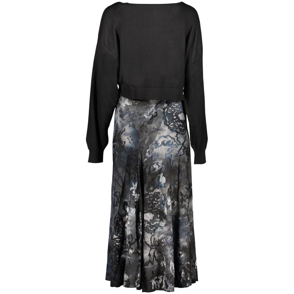Robe Desigual femme 2 en 1 à motifs en polyester bleu – DE-47945 - HBPS Beauty & Fashion