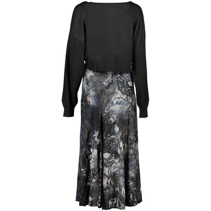 Robe Desigual femme 2 en 1 à motifs en polyester bleu – DE-47945 - HBPS Beauty & Fashion
