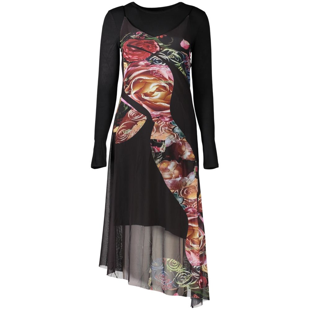 Robe Desigual femme en polyester noir – DE-47934 - HBPS Beauty & Fashion