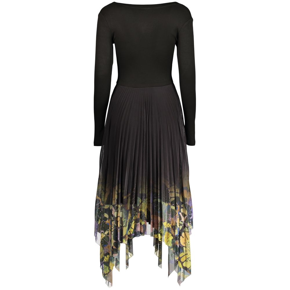 Robe Desigual femme longue en viscose noir – DE-48289 - HBPS Beauty & Fashion