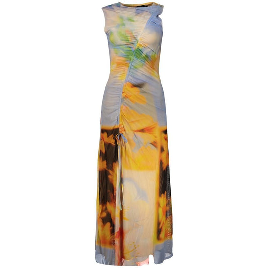 Robe longue Desigual femme en viscose bleu clair – DE-47190 - HBPS Beauty & Fashion