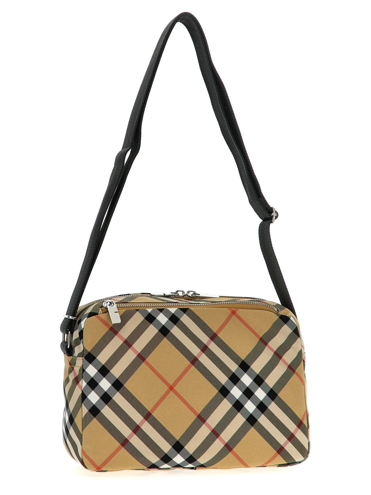 Sac à bandoulière Burberry homme Check en polyester beige – BU299559BM - HBPS Beauty & Fashion