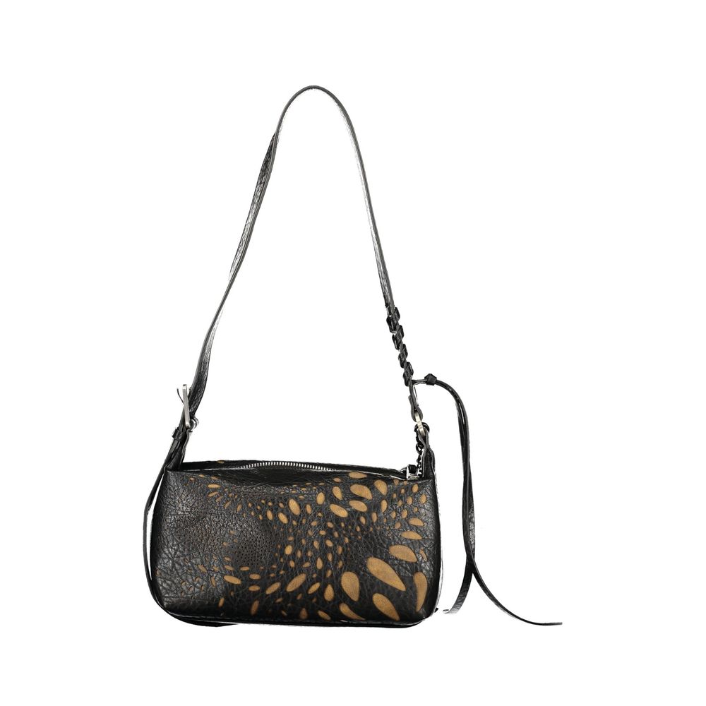 Sac à bandoulière Desigual femme Notus Huntington Mini en polyuréthane noir – DE-47479 - HBPS Beauty & Fashion