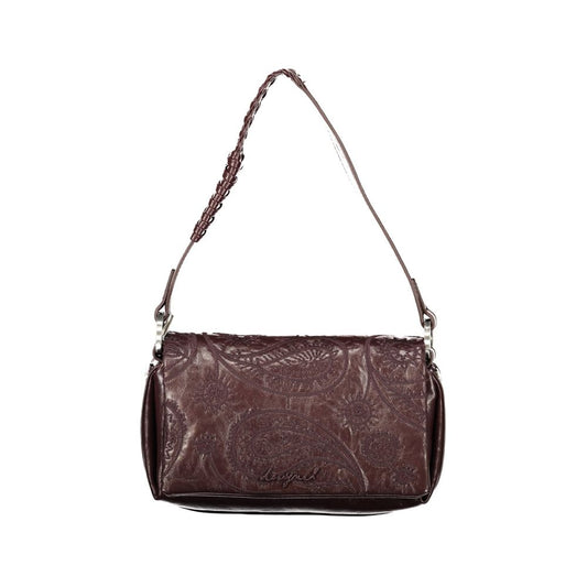 Sac à bandoulière Desigual femme Siroco Naron Mini en polyuréthane marron – DE-47508 - HBPS Beauty & Fashion