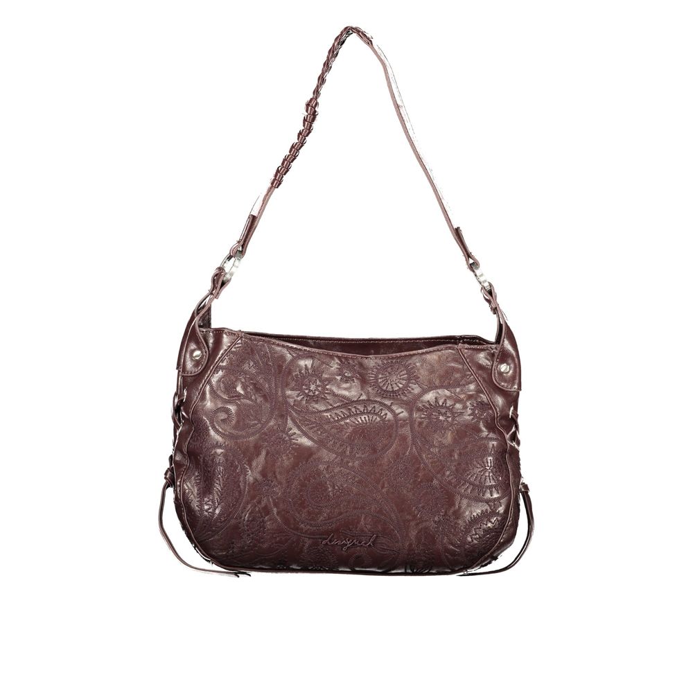 Sac à bandoulière Desigual femme Siroco Quincy en polyuréthane marron – DE-47483 - HBPS Beauty & Fashion