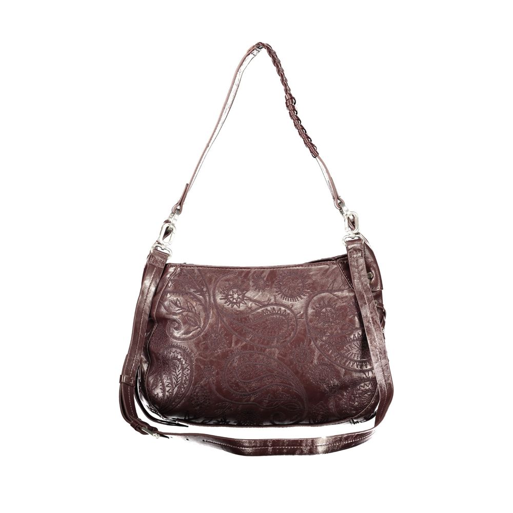 Sac à bandoulière Desigual femme Siroco Quincy en polyuréthane marron – DE-47483 - HBPS Beauty & Fashion