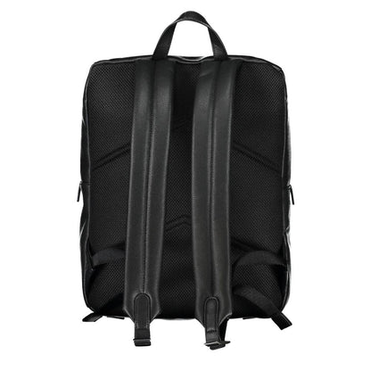 Sac à Dos Calvin Klein Homme Nero Noir – Polyester Recyclé, Fermeture Snap & Zip, Poche Externe & 2 Poches Internes – Authentique | HBPS Fashion - HBPS Beauty & Fashion