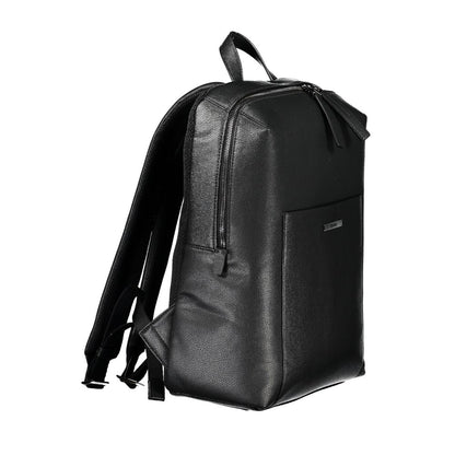 Sac à Dos Calvin Klein Homme Nero Noir – Polyester Recyclé, Fermeture Snap & Zip, Poche Externe & 2 Poches Internes – Authentique | HBPS Fashion - HBPS Beauty & Fashion