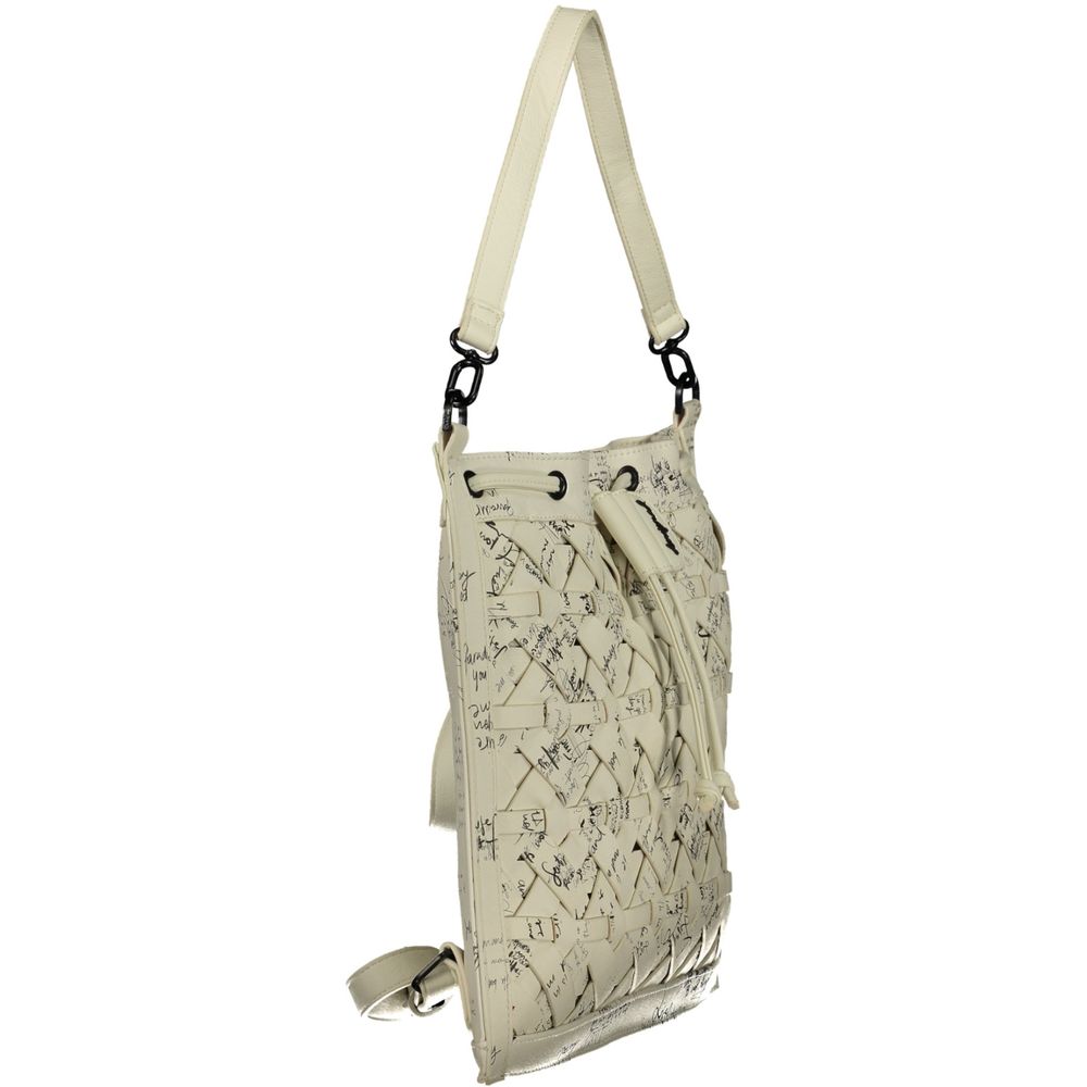 Sac à dos Desigual femme en polyuréthane blanc – DE-47198 - HBPS Beauty & Fashion
