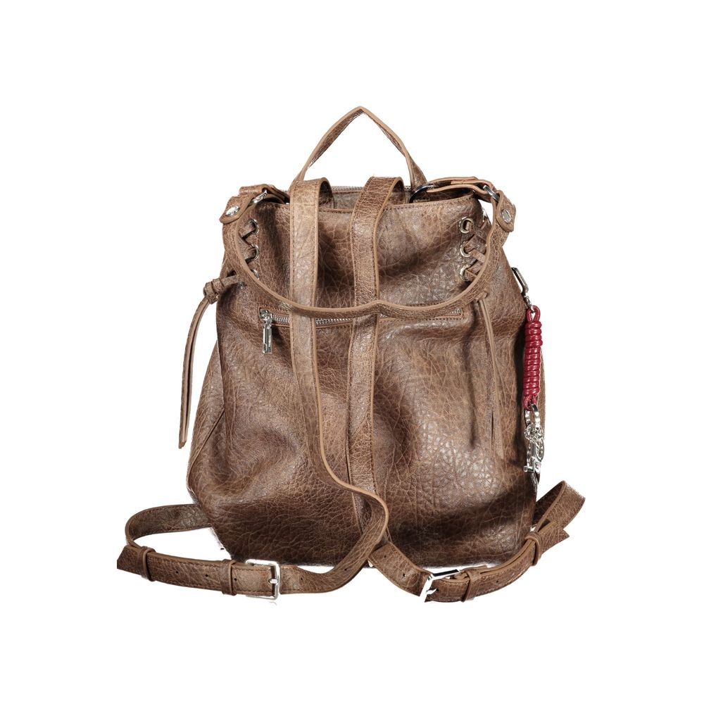 Sac à dos Desigual femme Luena en polyuréthane marron – DE-48411 - HBPS Beauty & Fashion