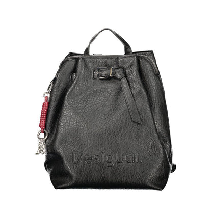 Sac à dos Desigual femme Luena en polyuréthane noir – DE-47523 - HBPS Beauty & Fashion