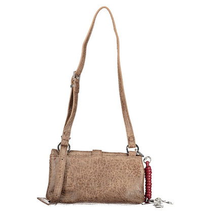 Sac à main Desigual femme Mone Clutch Micro en polyuréthane marron – DE-48412 - HBPS Beauty & Fashion