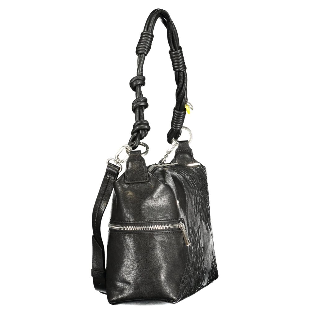 Sac à main Desigual femme Sierra Huntington en polyuréthane noir – DE-43387 - HBPS Beauty & Fashion