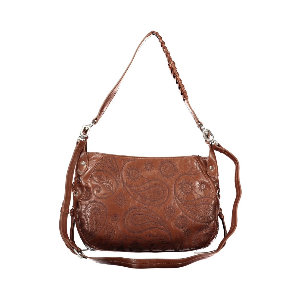 Sac à main Desigual femme Siroco Quincy en polyuréthane marron – DE-47496 - HBPS Beauty & Fashion