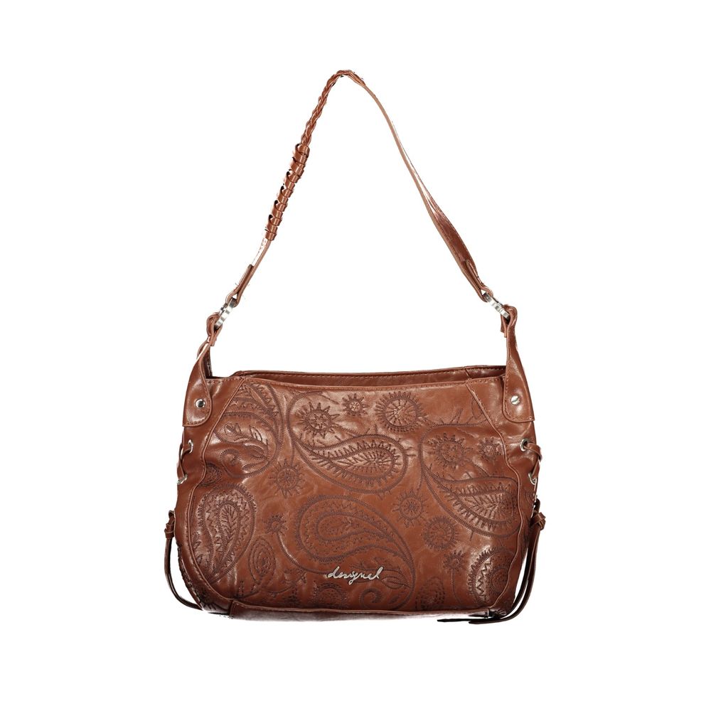 Sac à main Desigual femme Siroco Quincy en polyuréthane marron – DE-47496 - HBPS Beauty & Fashion