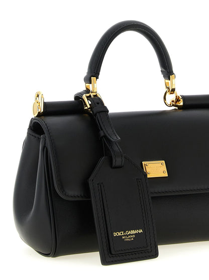 Sac à Main Dolce & Gabbana My Sicily Mini – Cuir Plongé Noir & Détails Laiton Vintage | HBPS Fashion - HBPS Beauty & Fashion