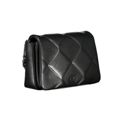 Sac Bandoulière À Chaîne Calvin Klein Femme Noir – Polyester Recyclé, 2 Compartiments & Fermeture Pivotante – Authentique | HBPS Fashion - HBPS Beauty & Fashion