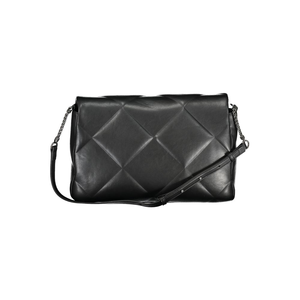 Sac Bandoulière À Chaîne Calvin Klein Femme Noir – Polyester Recyclé, 2 Compartiments & Fermeture Pivotante – Authentique | HBPS Fashion - HBPS Beauty & Fashion