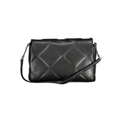 Sac Bandoulière À Chaîne Calvin Klein Femme Noir – Polyester Recyclé, 2 Compartiments & Fermeture Pivotante – Authentique | HBPS Fashion - HBPS Beauty & Fashion