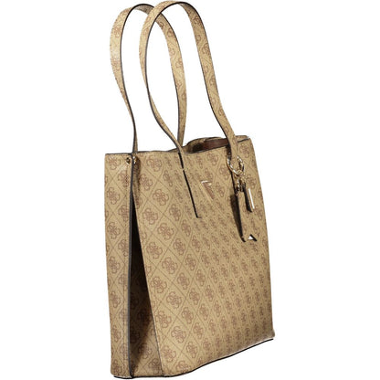 Sac Guess Jeans Meridian II Beige – Authentique | HBPS Fashion - HBPS Beauty & Fashion