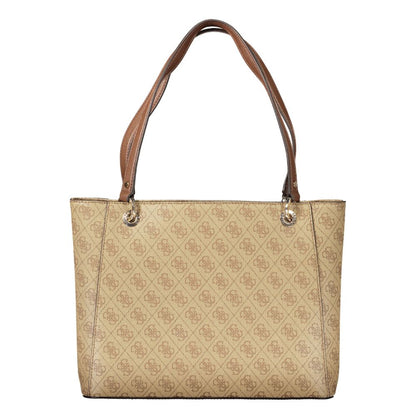 Sac Guess Jeans Noelle II Beige – Authentique | HBPS Fashion - HBPS Beauty & Fashion