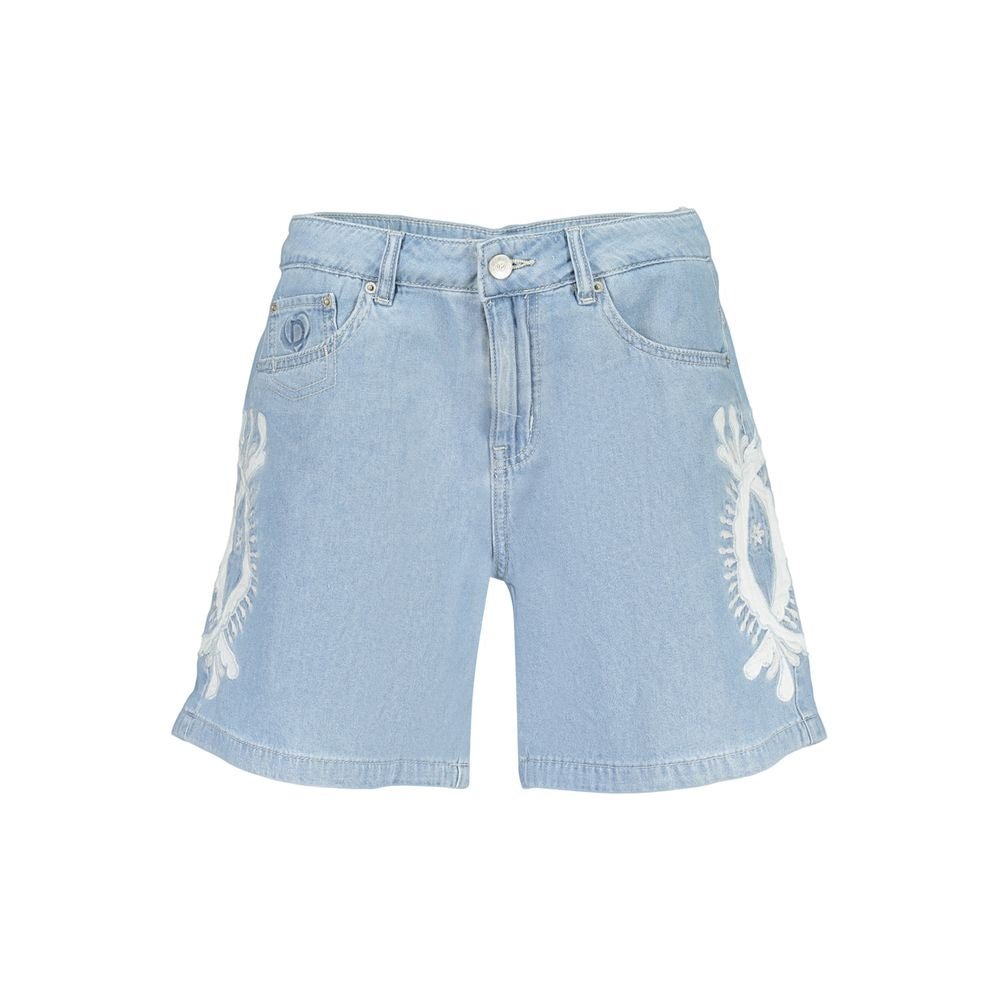 Short Desigual femme Wakanda en coton bleu – DE-47039 - HBPS Beauty & Fashion