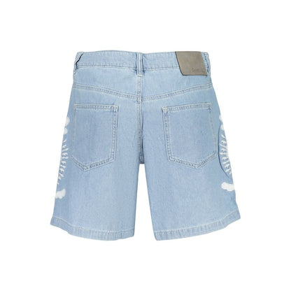 Short Desigual femme Wakanda en coton bleu – DE-47039 - HBPS Beauty & Fashion