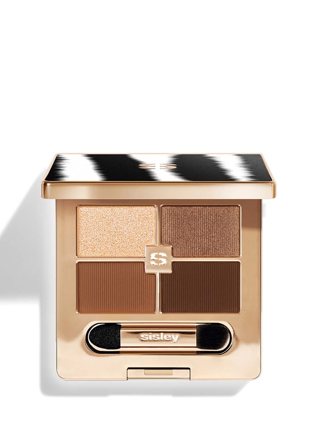 Sisley – Phyto-Eye Palette 1 Tender Toffee | 4 Teintes 3 Finis Écrin Zébré Iconique - HBPS Beauty & Fashion