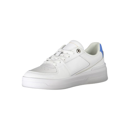Sneakers Femme Tommy Hilfiger Blanc Cuir – Style Preppy Chic | HBPS Fashion - HBPS Beauty & Fashion