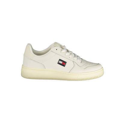 Sneakers Femme Tommy Hilfiger Blanches Appliqués Logo | HBPS Fashion - HBPS Beauty & Fashion