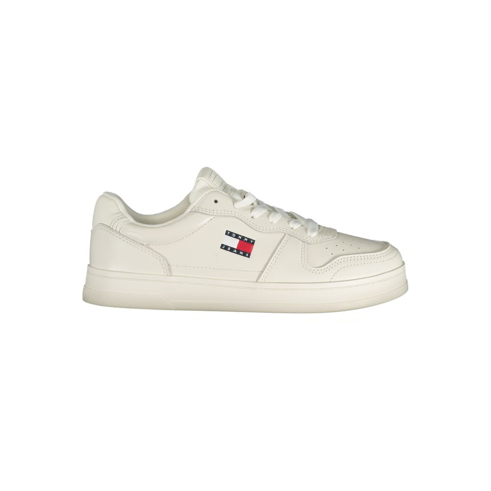 Sneakers Femme Tommy Hilfiger Blanches Logo Iconique | HBPS Fashion - HBPS Beauty & Fashion