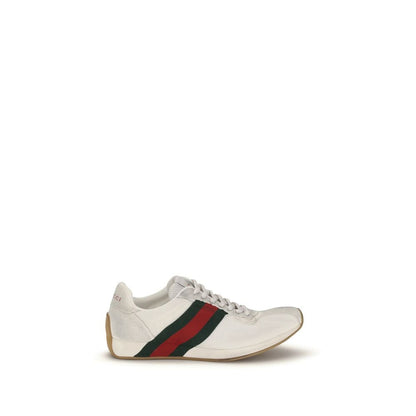 Sneakers Gucci Tempo Blanc Mesh & Suède Bande Web – Authentiques | HBPS Fashion - HBPS Beauty & Fashion