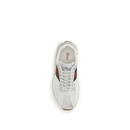 Sneakers Gucci Tempo Blanc Mesh & Suède Bande Web – Authentiques | HBPS Fashion - HBPS Beauty & Fashion