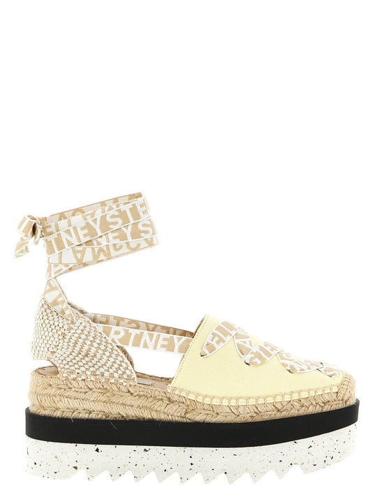 Stella McCartney Bicolor Polyethylene Wedge Sandals - HBPS Beauty & Fashion
